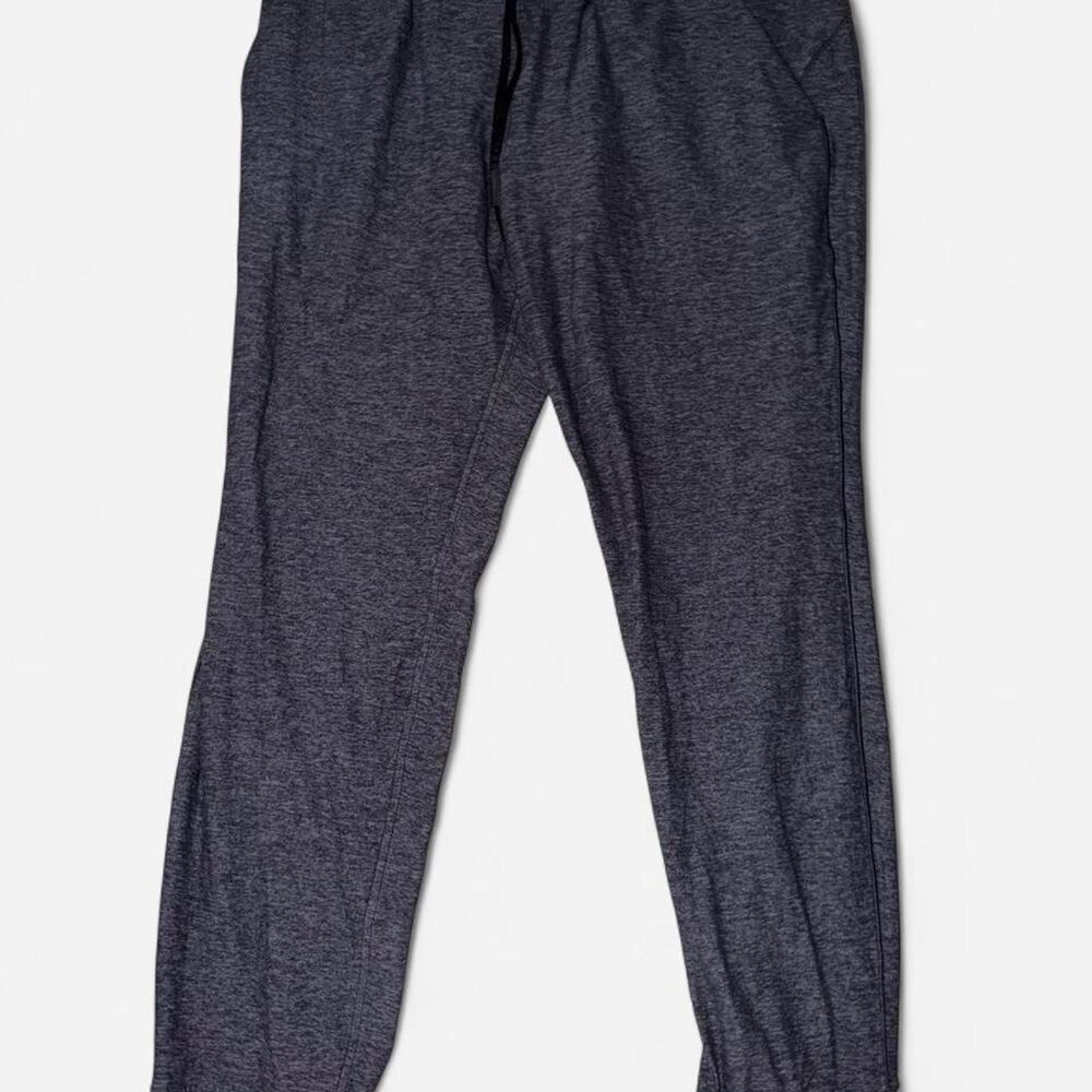 Lululemon Women's Grey and Navy Joggers-tracksuits